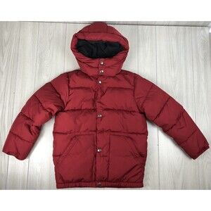 Gap Kids Puffer Jacket Size Large Red With Primaloft